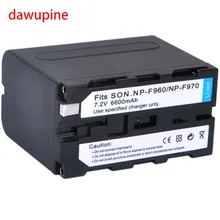 7.4V 6600mAh Li-ion Camera Battery For Sony NP-970 NP-960 NP-F930 F950 F330 F550 F570 F750 F770