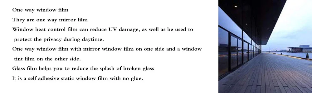 Funlife стеклянная наклейка односторонняя перспективная непрозрачная пленка, отражающая солнцезащитное окно, затемненная УФ-изоляция, оконная пленка