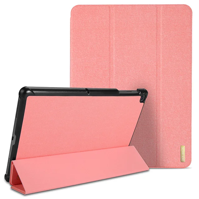 DUX DUCIS PU Leather Flip Case for Samsung Galaxy TAB S5E Smart Protective Cover for Samsung TAB S5E S5 E 10.5 inch New - Цвет: Pink