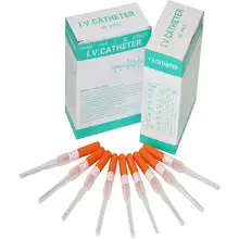 14 G esterilizadas iv cánula Piercing agujas de tatuaje – caja de 50