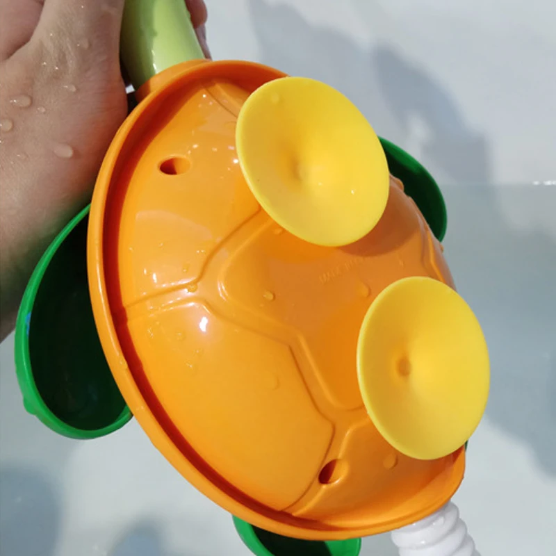 Дети душ игрушки Симпатичные Черепаха Waterwheel игрушки для кран купальный распыления воды инструмент колеса Тип Dabbling игрушка для детей