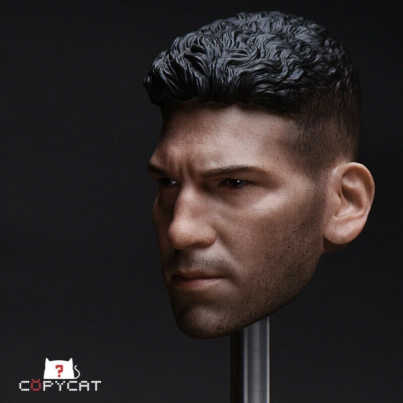 

Toy Head Carvings for 12" Male Body Headply Toys Copycat 1/6 Scale Punisher Daredevil Head Sculpt for 12''Male Action Figure