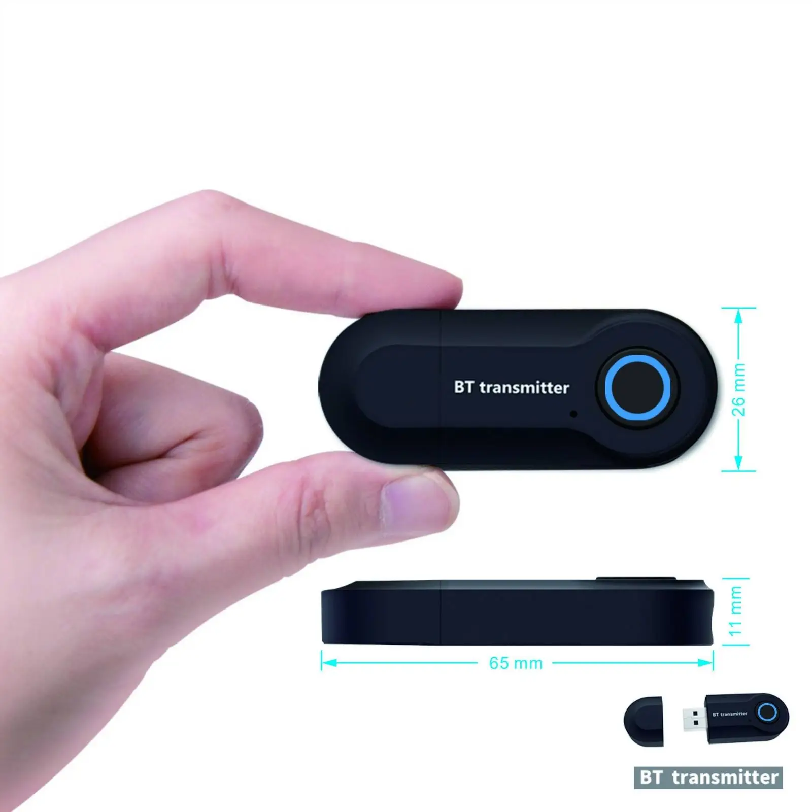 Топ беспроводной Bluetooth передатчик ТВ телефон стерео аудио музыкальный