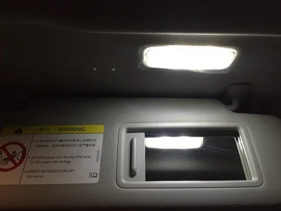 1 pieces For Audi A3 A4 A5 A6 Q3 Q5 A8 LED makeup lamp