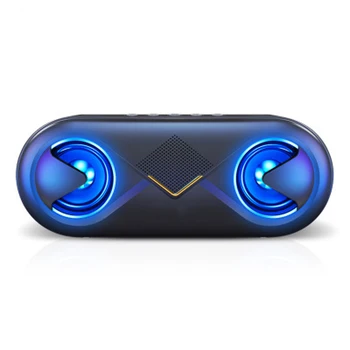 

Wireless portable bluetooth speaker led subwoofer 4D HIFI Stereo bass loudspeaker desktop PC sound box USB mp3 music column