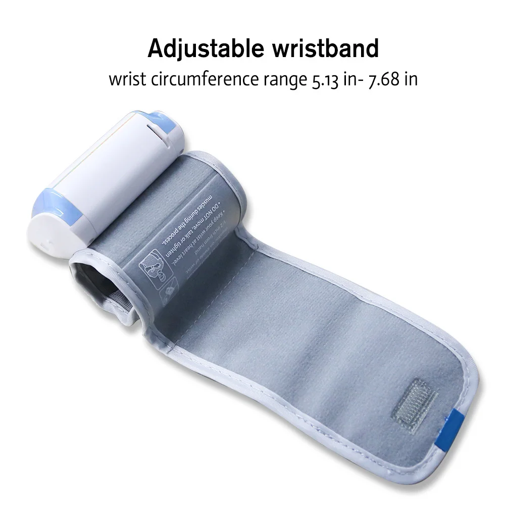 Digital Blood Pressure Monitor Wrist Cuff - Fully Automatic Wrist Pressure Monitor for Home