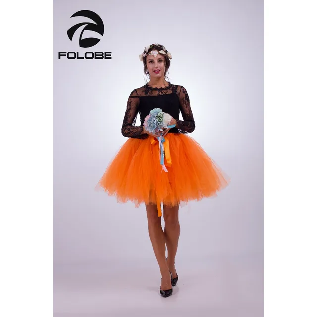 oranje tule rokje oranje tule rokje