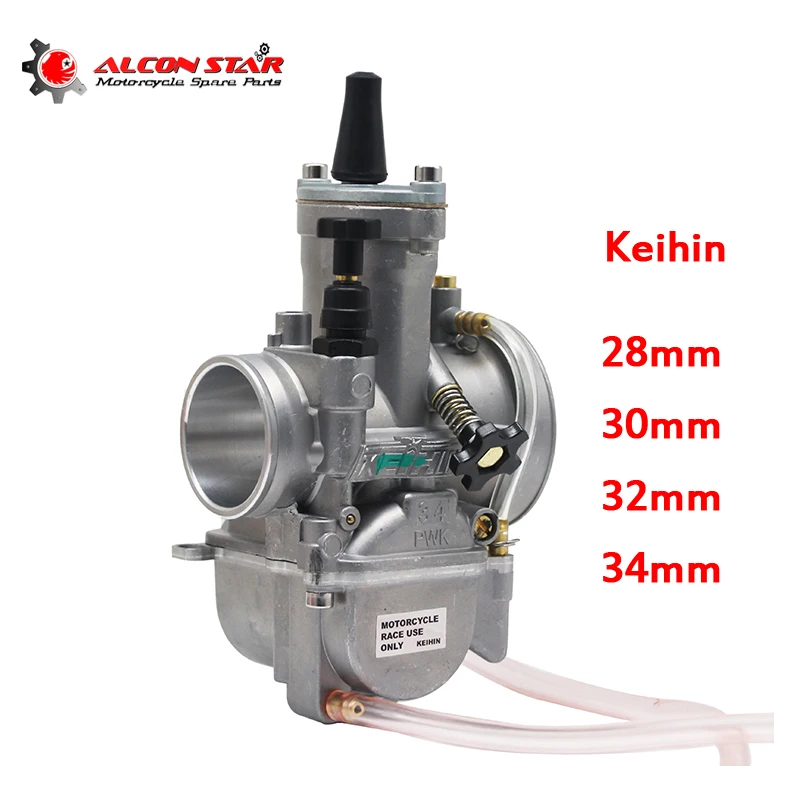 

Alconstar- 28 30 32 34 mm Keihin PWK Carburetor with Power Jet fit 2T/4T Motorcycle ATV Buggy Quad Go Kart Dirt Bike Jet JOG