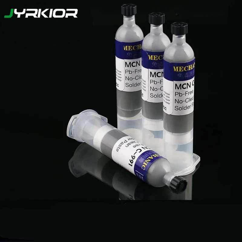 

Jyrkior Mechanic C-991 No Need Clean Solder Paste For PCB Board Repair Free Clean Tin Paste 183 Degree Melting Point