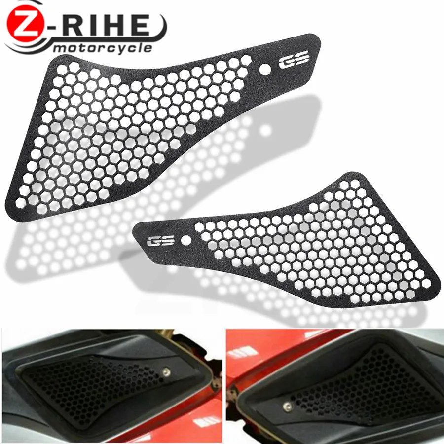 

2 Piece Moto Parts Air Intake Protector For BMW R1200gs ADV ADVENTURE 2013 2014 2015 R 1200 GS Motorbike Part Grille Guard Cover