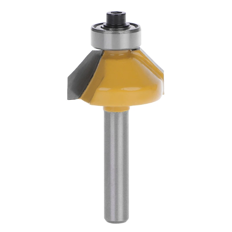 

1/4" Round Shank 5/16" Cutting Length 45 Degree Chamfer Router Cutter Bit