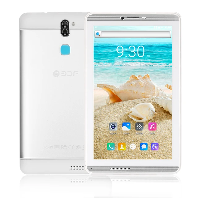 7 Inch Screen Android 6.0 Phone Call Sim Card Tablet Pc Quad Core 8GB Flash Built inside Dual Sim Card Cheap From Moscow