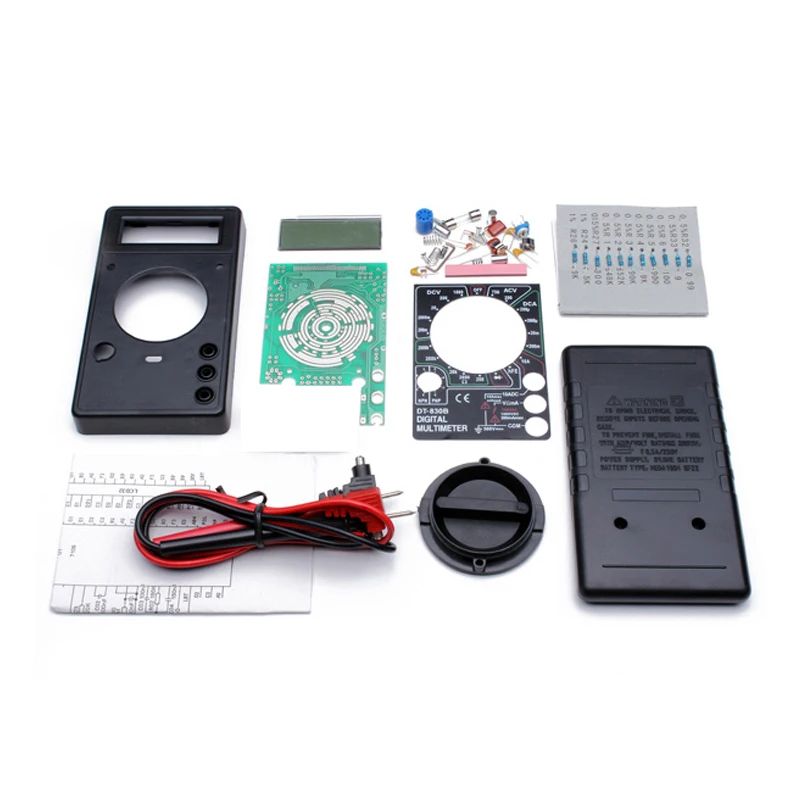 Горячая Распродажа DIY DT830B цифровой набор мультиметров электронный Обучающий набор