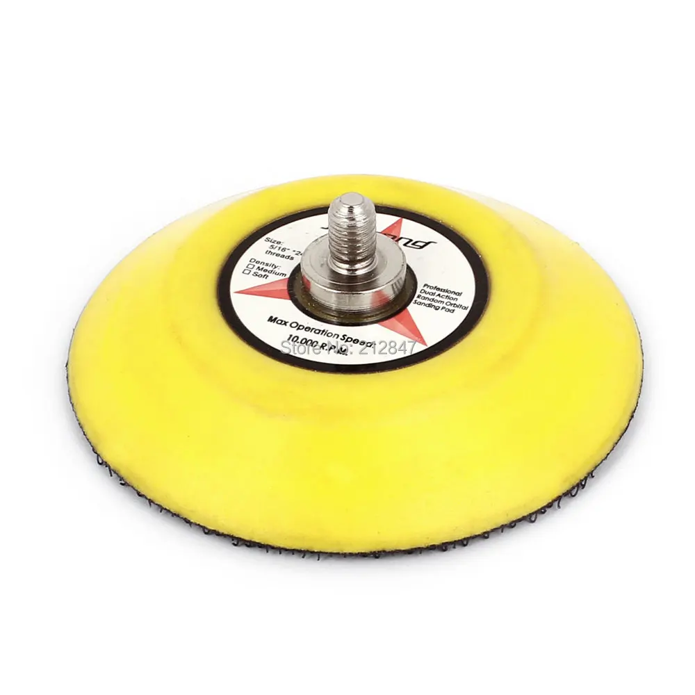 

M6 75mm 3" Pneumatic Grinder Polish Sanding Hook & Loop Backer Backing Pad Disc