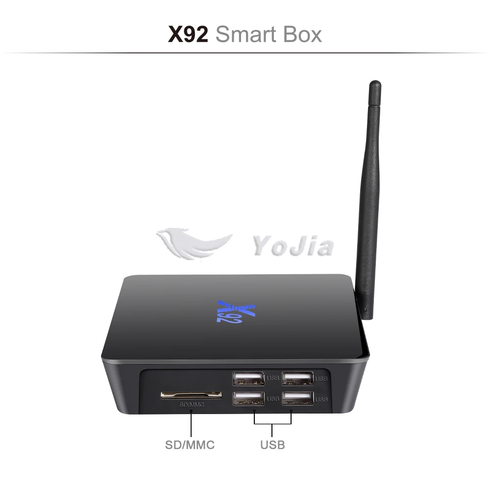 2G/3g 16 Гб/32 ГБ Смарт ТВ приставка X92 Amlogic S912 Android 7,1 ТВ приставка 4K медиаплеер OctaCore KD плеер 5G Wifi X92 приставка