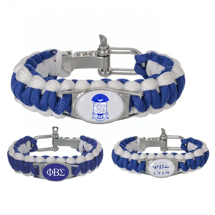 Phi Beta Sigma Adjustable Survival bracelet-1