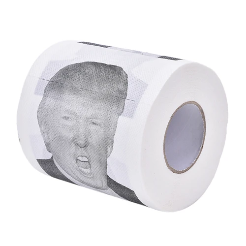 Трамп холлари Барак Обама туалетная бумага TP ролл забавная Новинка смешной подарок идея Трамп холлари туалетная бумага