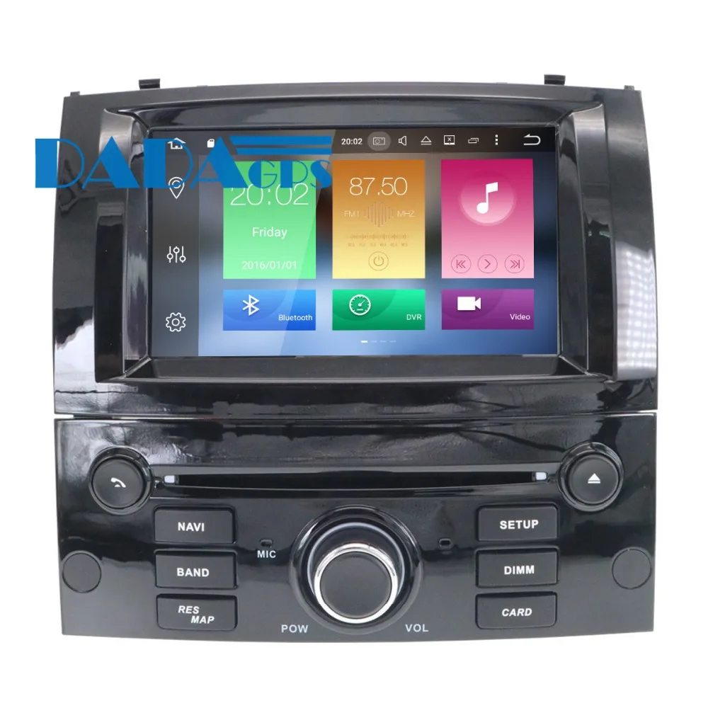 Best Android 8.0 7.1 Car Radio Stereo DVD Player GPS Headunit for Peugeot 407 2004-2006 2007 2008 2009 2010 Car Auto Audio Multimedia 5