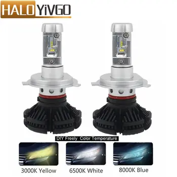 

Car LED Headlight H4 H7 H11 9005 9006 9012 LED Bulbs 50W 6000LM CSP Chip 6500K 8000K Auto Head Lamp Fog Lights 12V Waterproof