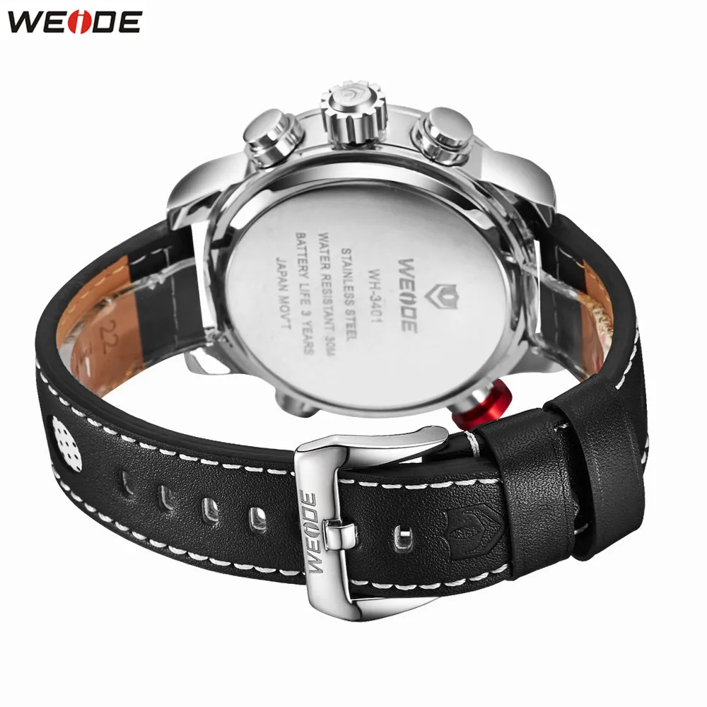 Новые оригинальные модные водонепроницаемые спортивные часы WEIDE Мужские