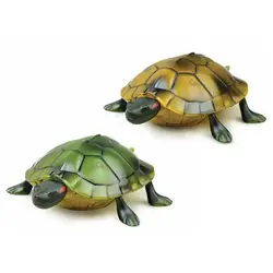 Электрический черепаха моделирование дистанционное управление животных головоломки черепаха малыша Ползания детские игрушки электронн