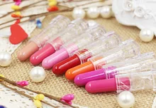 Hot! Lip Gloss Pen Waterproof Lipgloss Cosmetic Makeup Lip Stick 15 Colors Lipstick Batom 1pcs Free Shipping