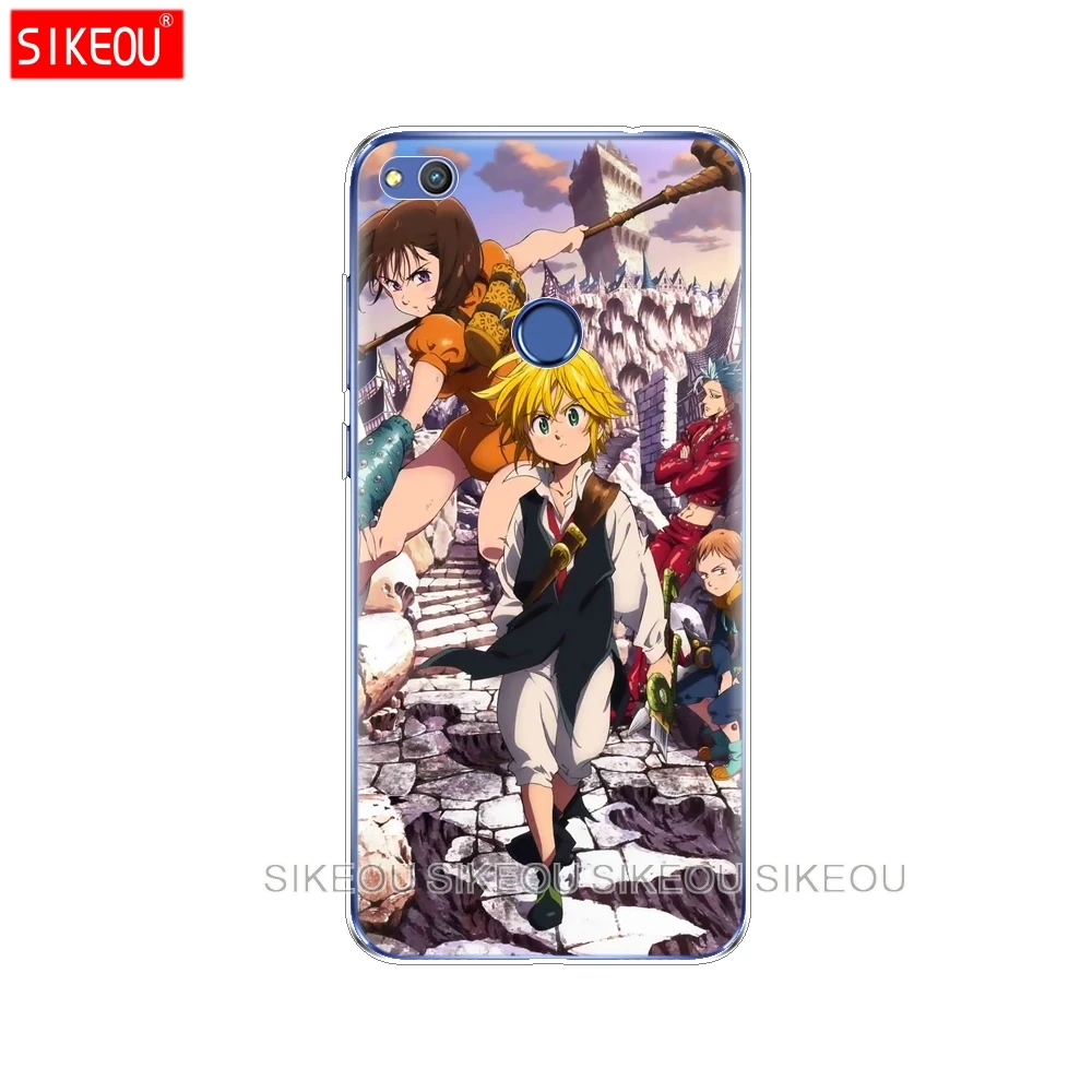 Силиконовый чехол для телефона Huawei P20 P7 P8 P9 P10 Lite Plus Pro 2017 P smart 2018 Nanatsu no Taizai Seven Deadly