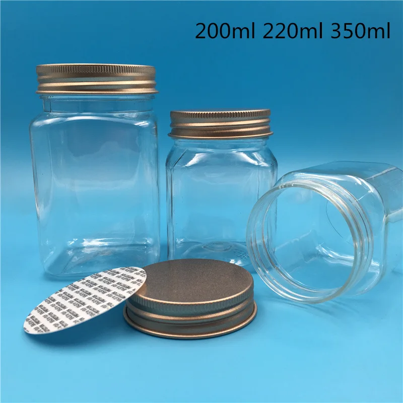 20 шт. прозрачные квадратные пластиковые бутылки 250 г|bottle honey|honey bottlehoney containers |