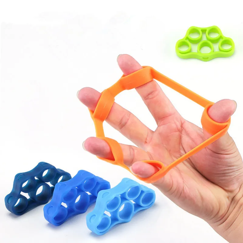 

1PC Finger resistance bands rubber bands Training Stretch exercise band elastic Rubber String Chest Developer Fitness Equipment