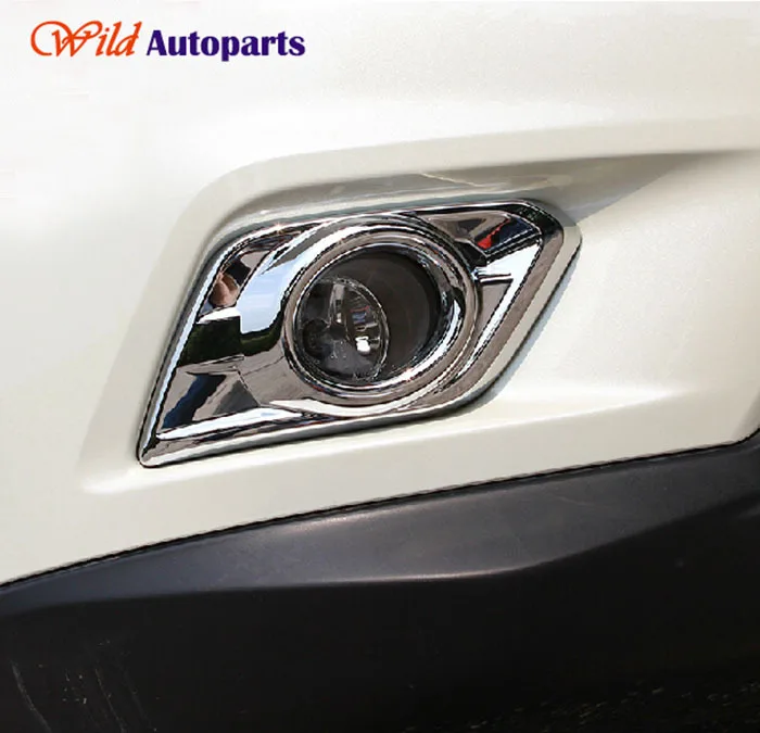 2pcs ABS Mirror Chrome Front Fog Lamp Light Cover ...