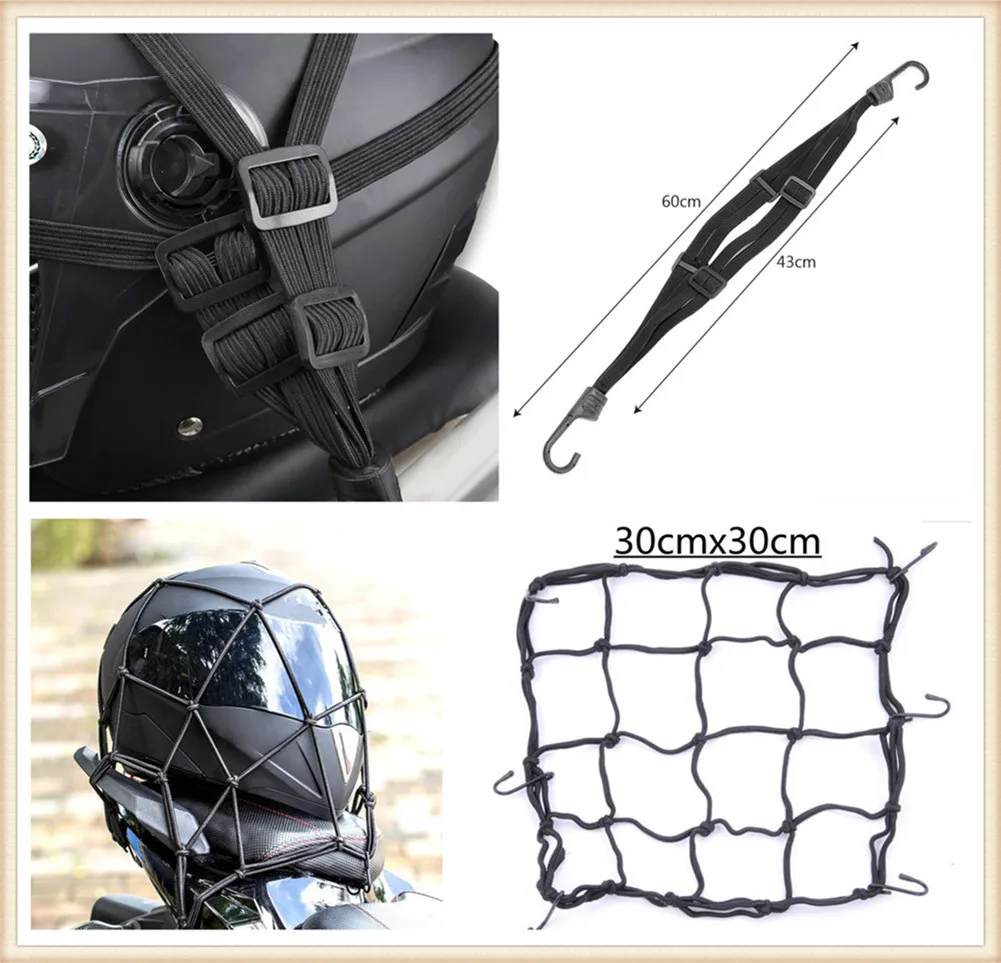 

Motorcycle accessories mesh hook storage luggage cargo helmet net for HONDA CB919 CBR 600 F2 F3 F4 F4i CBR900RR NC700 S X