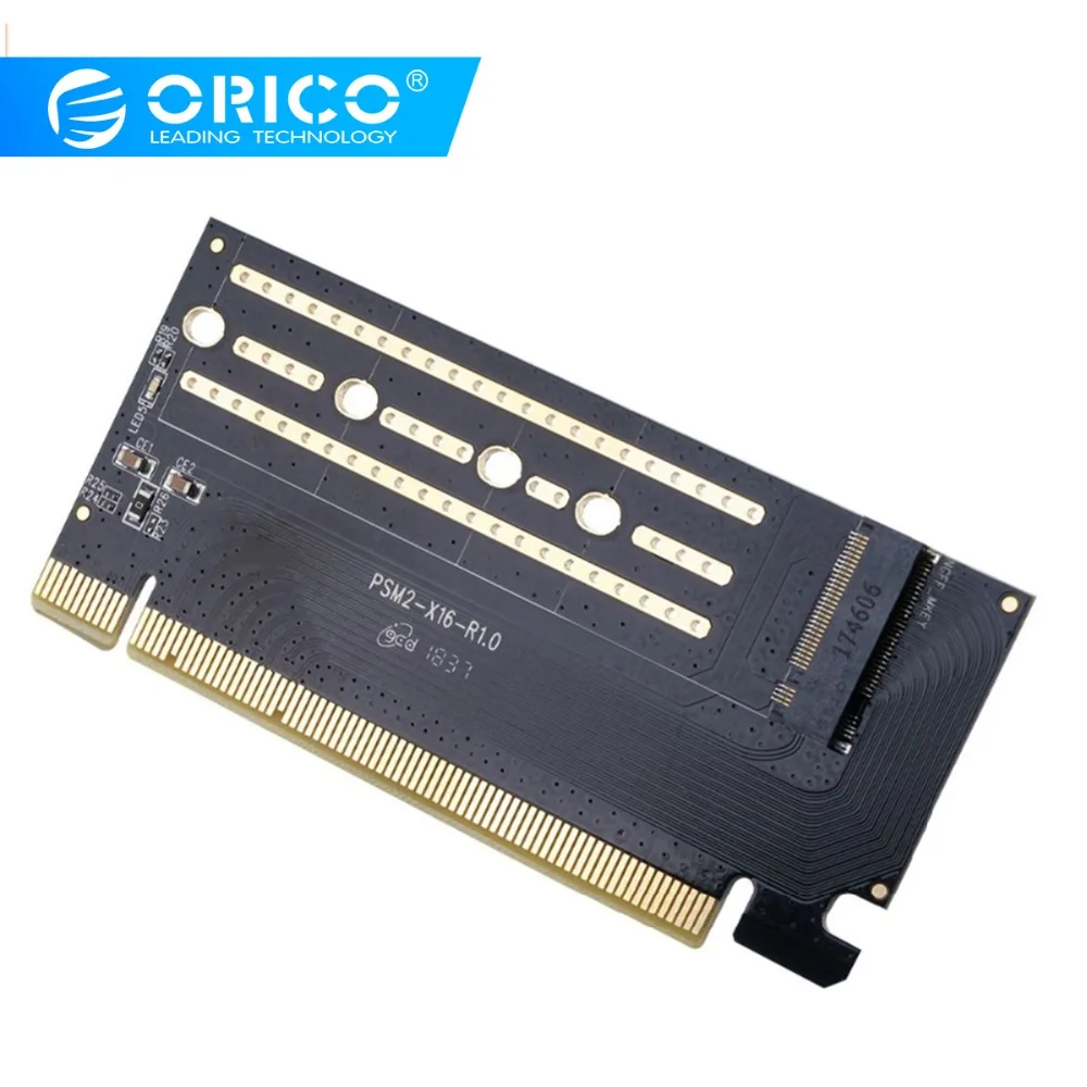 ORICO расширения PCI-E открытка M.2 NVME к PCI-E 3,0X16 expansioncard M.2 М-ключ Интерфейс Поддержка 2230 2242 2260 2280 Размеры SSD