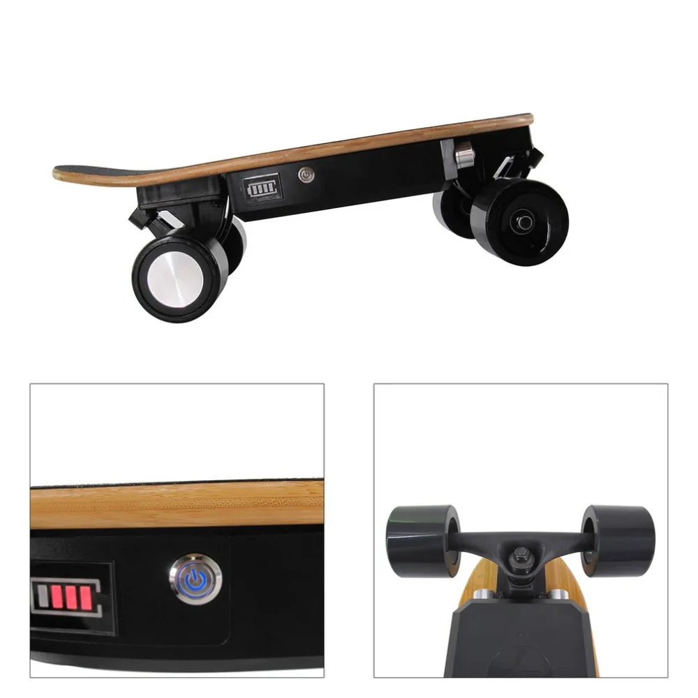 

Holiday Gift Special Powerful Single Motor Electric Skateboard 20km/h Top Speed with Remote Control Included Hot