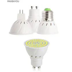 Светодиодный прожекторы MR16 GU10 E27/E26 энергосберегающие лампочки пятна 60 Светодиодный s 80 светодиодный s лампада 110 В 220 В SMD2835 лампе освещения