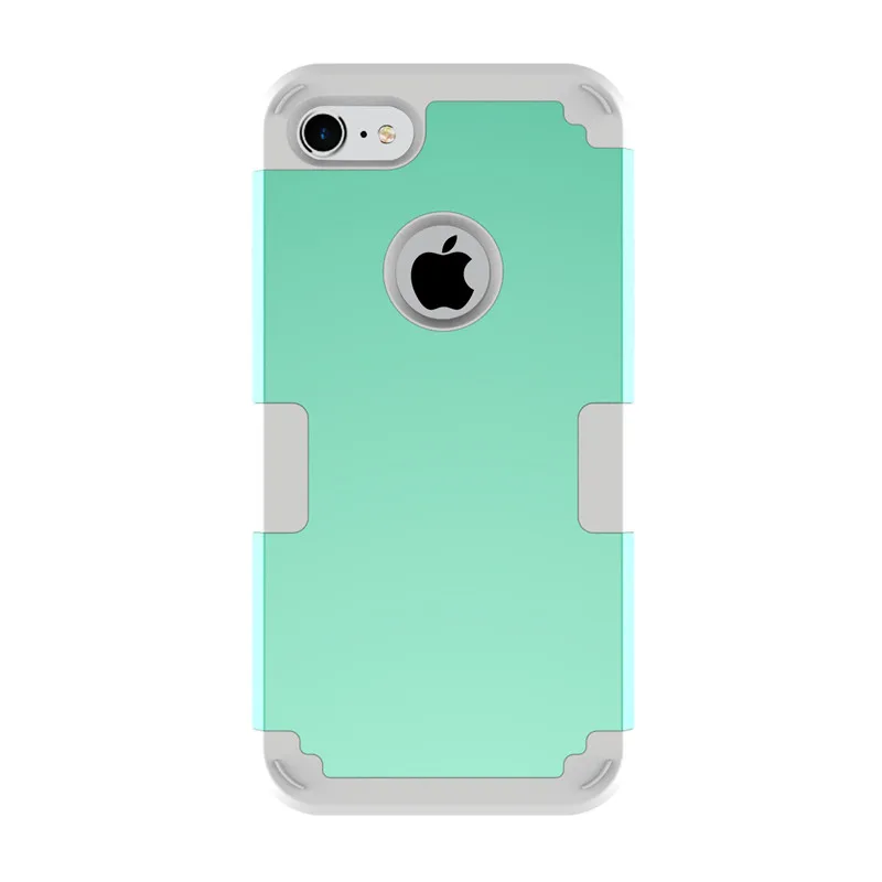 For iPhone7 Case Heavy Duty Hybrid Shockproof Armor Rugged Case For iPhone7Plus Cover Hard PC + Soft Rubber Silicone Phone Cases (13)