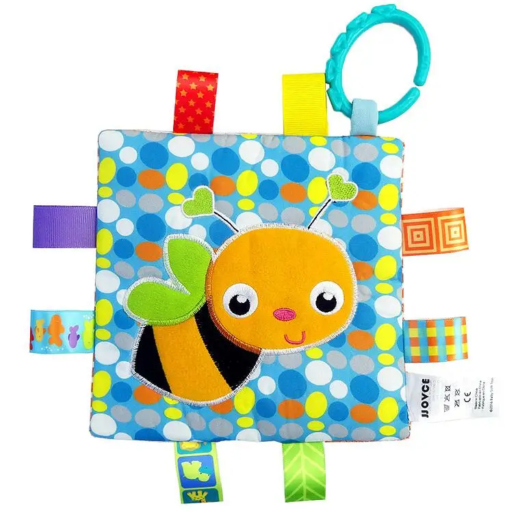 JJOVCE стиль 6 детские успокаивающие мягкие квадратный с плюшевой подкладкой для малышей с рисунком героев из мультфильмов, успокоить игрушки-полотенце дизайн с изображением животных; красочные для подарка 50% off - Цвет: A