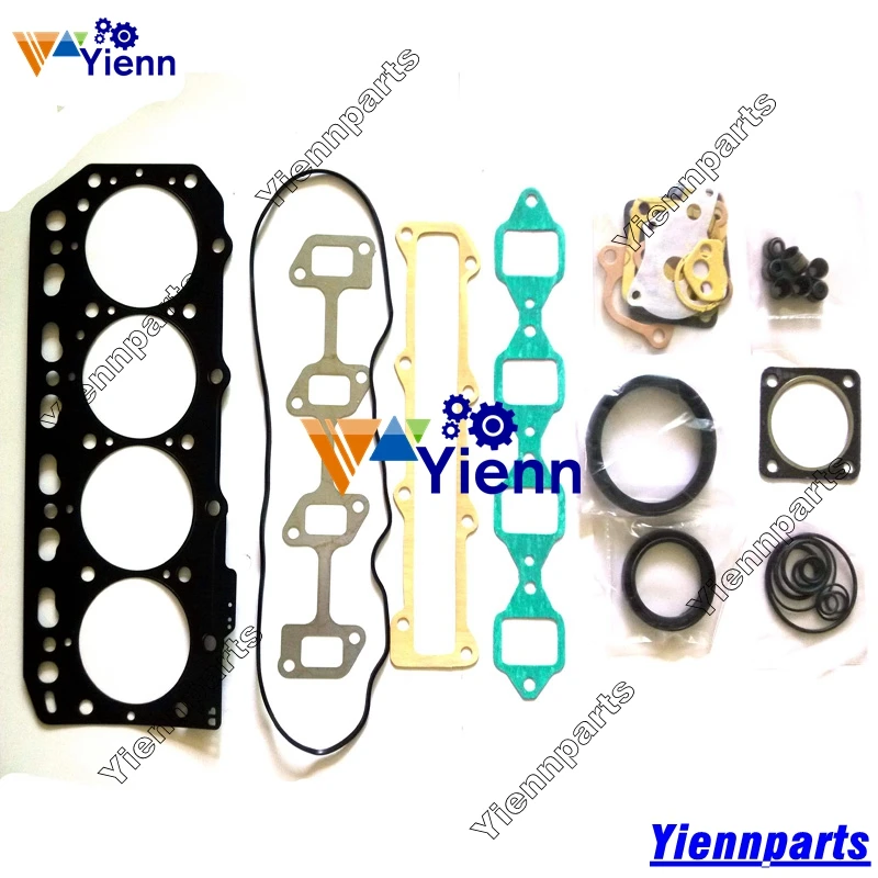 Для Yanmar 4TNV88 лайнер для поршневого кольца комплект прокладок главный подшипник шатунный подшипник для экскаватора HITACHI 4TNV88-NHB двигатель
