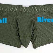 Новое мужское нижнее белье мужские дышащие сетчатые сексуальные мешочки пикантные мужские трусы мужские модные Оригинальные трусы боксеры с низкой талией