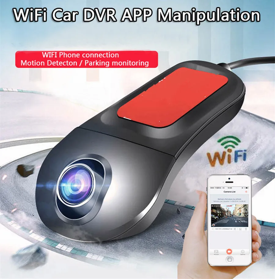 Видеорегистратор Novatek 96655 FHD 1080P с ночным видением видео 170 градусов Wi Fi скрытый