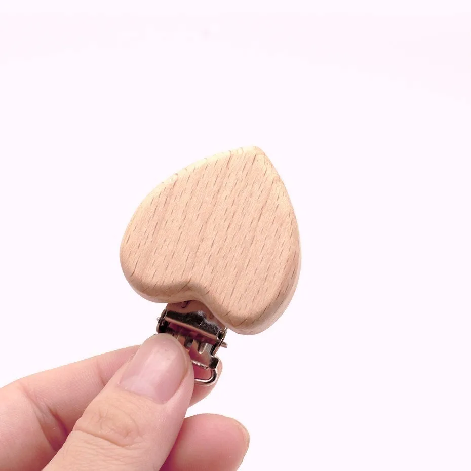5PC Cartoon Animals Elephant Bird Star Love Heart Dummy Clip Natural Wood Beech Wood Pacifier Clip Non-Toxic Nipple Holder DIY 5PC Cartoon Animals Elephant Bird Star Love Heart Dummy Clip Natural Wood Beech Wood Pacifier Clip Non-Toxic Nipple Holder DIY