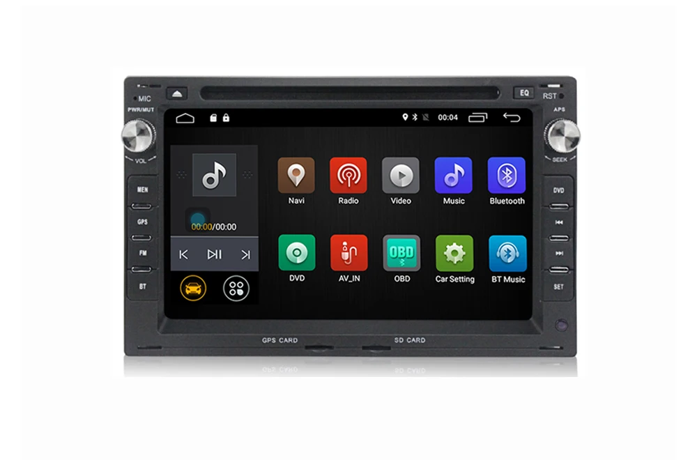 Perfect NaviFly 7" Android 7.1 Car DVD player gps navigation for VW/Volkswagen/PASSAT/B5/MK5/GOLF/POLO/TRANSPORTER 2G RAM 2din 4G LTE 1