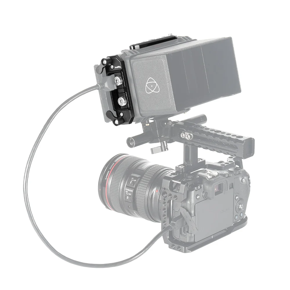  SmallRig Mounting Plates and HDMI Cable Clamp for Atomos Ninja V Top Plate+ Baseplate+ HDMI Cable C