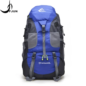 

2019 50L Large Capacity Mountaineering Nylon Waterproof Backpack Camping Hiking Climbing Molle Camo Outdoor Sports Bag FK11