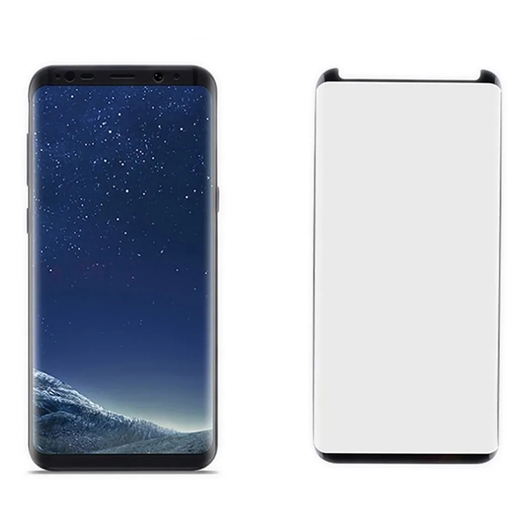 Для samsung Galaxy S9 закаленное защитное покрытие театр 3d de Superficie; Curva de Pantalla Completa Borde suave lámina de стекла Para la 2 шт# P3