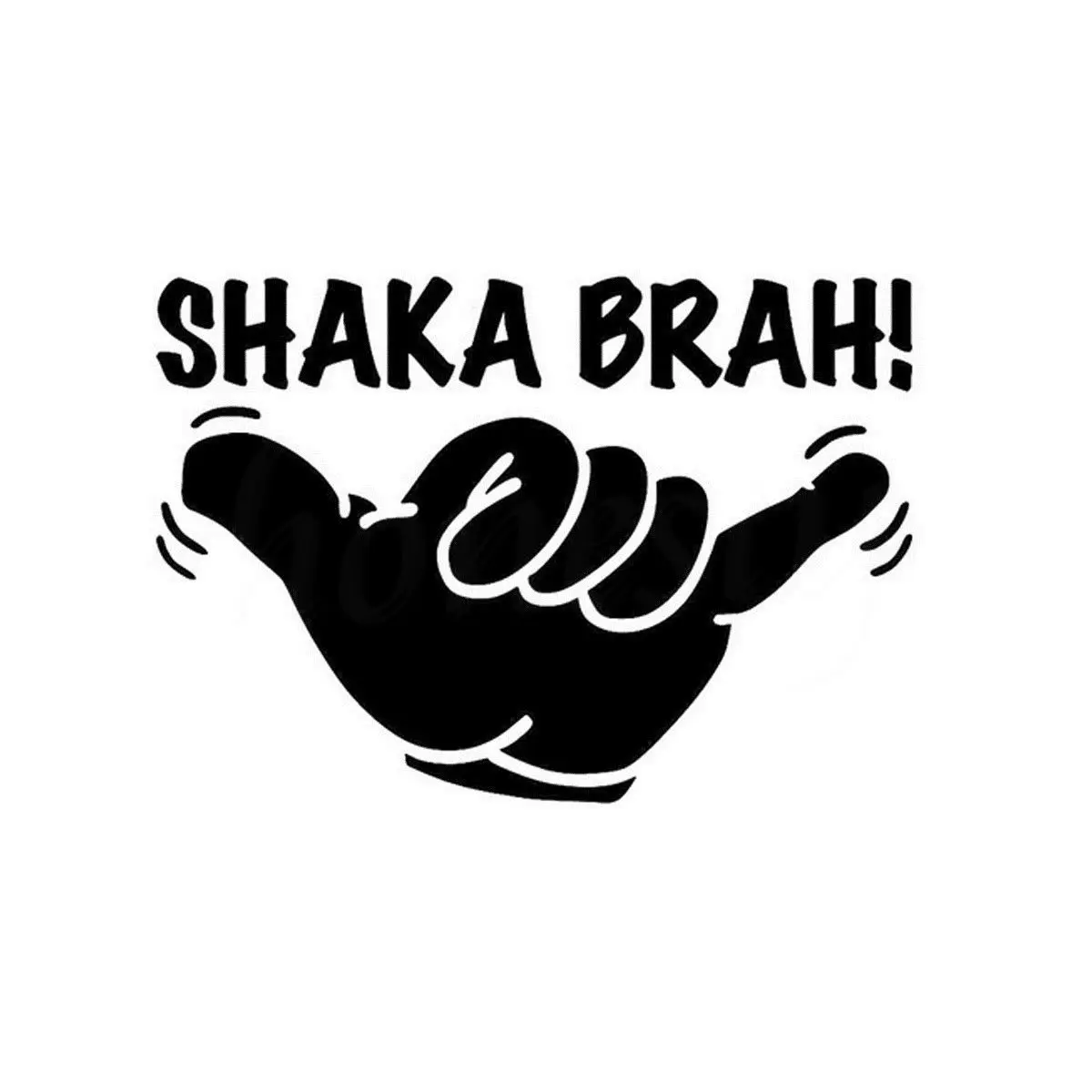 vector sticker car free Surf Aloha Hawaii Car Glass Sticker Brah Shaka Home Wall