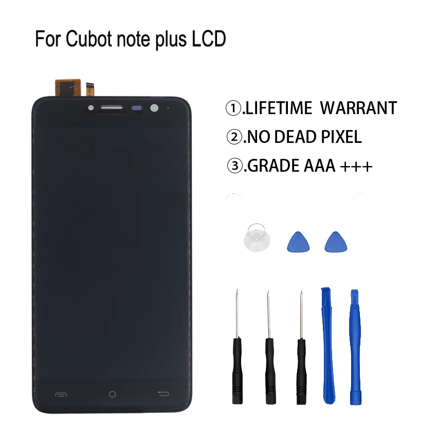 

Original For Cubot Note Plus LCD Display Touch Screen Digitizer For Cubot Note Plus Display Screen LCD phone parts