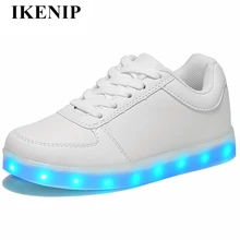 Мужская светящаяся прогулочная обувь с новой имитационной подошвой для мужчин и взрослых Спортивная неоновая корзина