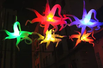 

Free shipping diameter 1.5m Party/event/club decorative multi-color inflatable led star/led star light effects