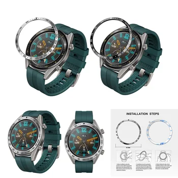 

Bezel Ring Cover Anti Scratch Stainless Steel Protection for HUAWEI Watch GT DJA99