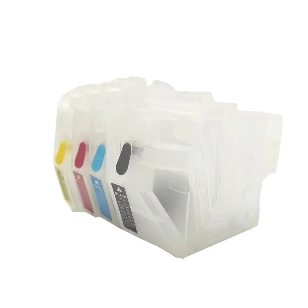 

einkshop LC3211 LC3213 LC3111 LC3311 LC3313 Refillable Ink Cartridge no Chip For Brother MFC-J893 J895 J491 J497 J690 Printer